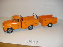 1/16 Vintage Tru Scale Utility Pick-Up & Trailer by Carter! Nice