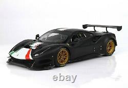 1/18 Ferrari 488 Modificato Matt Black Ltd to 24 Pieces P18203MB