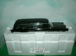 1/18 Scale 1966 Cadillac S&S Hearse Limo Diecast Model Greenlight PC-18002 Black