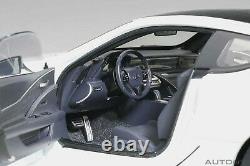 1/18 Scale AUTOart Lexus LC500 Metallic White Model Car 78846 Limited Edition