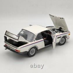 1/18 Scale MINICHAMPS BMW 3.0 CSL 1971 White Diecast Model Collection Door Open