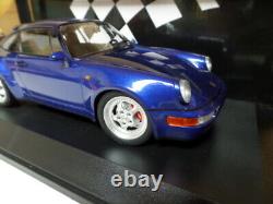 1/18 Scale PORSCHE 911 TURBO Blue Metallic 1990 LIMITED ED. ONLY 500 MINICHAMPS