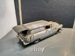 1/18 scale weathered 1955 Chevy delivery sedan. Barnfind Custom