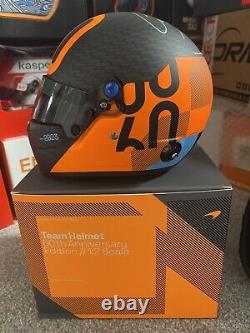 1/2 Scale F1 Helmet limited Edition McLaren 60th Anniversary Signed by Hamilton