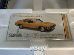 118 Scale Classic Carlectables Ford XA GT RP083 sedan in Yellow Fire 1 Of 1000