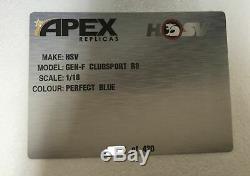 118 scale model car 2013 HSV GEN-F Clubsport R8 Perfect Blue FREE POST #AR81602