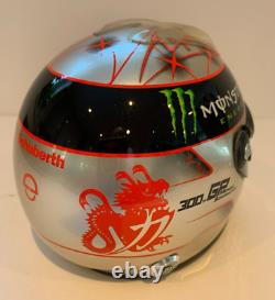 12 SCALE HELMET MICHAEL SCHUMACHER 300th GRAND PRIX LIMITED EDITION