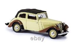 1934-41 Adler Trumpf Junior 2 door Cabriolimousine in 143 scale by Esval Models