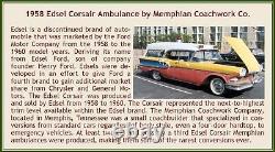 1958 Edsel Corsair ambulance by Memphian Coachwork in 143 scale by Esval Models