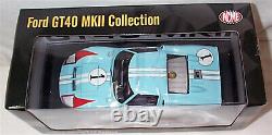1966 Ford Gt40 Mk II #1 1/18 Scale Diecast Car Model Shelby Collectibles Sc411