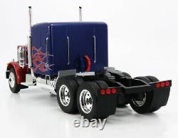 1967 Peterbilt 359 Blue With Red 118 Scale By Road Kings 180083blr