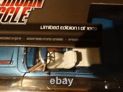 1969 Plymouth GTX Convertible Blue/White 118 Scale Diecast Car Limited edition