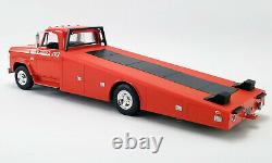 1970 Dodge D-300 Ramp Truck Burnt Orange 118 Scale By Acme A1801900