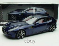 2012 Ferrari Ff Blue Elite 118 Scale Model By Hot Wheels W1118