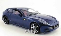 2012 Ferrari Ff Blue Elite 118 Scale Model By Hot Wheels W1118
