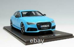 2017 Audi RS7 Limited Edition Motorhelix 1/18 Scale Resin Model Toy Baby Blue