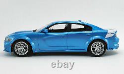 2020 Dodge Charger Srt Hellcat Blue Daytona Anniv Ed 118 Scale Gt Spirit Us031