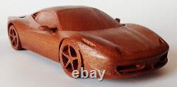 458 Italia 118 Wood Car Scale Model Replica Speciale Limited Edition Toy