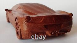 458 Italia 118 Wood Car Scale Model Replica Speciale Limited Edition Toy