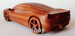 458 Italia 118 Wood Car Scale Model Replica Speciale Limited Edition Toy