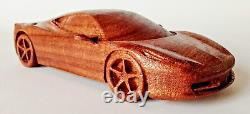 458 Italia 118 Wood Car Scale Model Replica Speciale Limited Edition Type