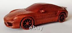 911 Turbo S Coupe 115 Wood Car Scale Model Replica Limited Edition Race Cup