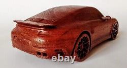 911 TurboS Coupe 115 WOOD CAR SCALE MODEL COLLECTIBLE REPLICA LIMITED EDITION