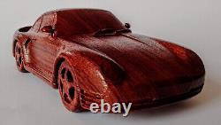 959 Carrera 115 Wood Car Scale Model Replica Oldtimer Limited Edition