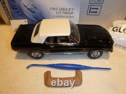 A Franklin mint scale model of a 1968 Shelby GT 500 KR. Limited edition, boxed