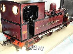ACCUCRAFT 120.3 scale E20-4'CALEDONIA' 0-6-0 ELECTRIC, STEAM OUTLINE, TUSCAN RED
