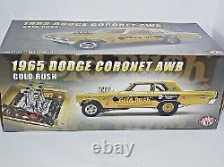 ACME 1/18th Scale 1965 Dodge Coronent AWB Gold Rush Hemi Powered Limited Edition