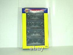 ATHEARN N SCALE 40' 3-BAY RIB-SIDE OPEN HOPPER 4 PACK WithLOAD PENNSYLVANIA 24535