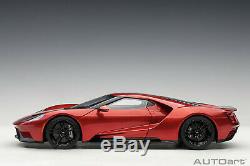 AUTOart 72943 Ford GT 2017 (Liquid Red/Silver Stripes) 118TH Scale