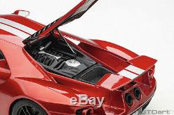 AUTOart 72943 Ford GT 2017 (Liquid Red/Silver Stripes) 118TH Scale