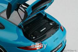 AUTOart 78167 Porsche 911(991)GT3 RS Miami Blue/Dark Grey Wheels 118TH Scale