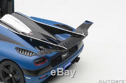 AUTOart 79018 Koenigsegg One1 (Matt Imperial Blue/Carbon Black) 118TH Scale