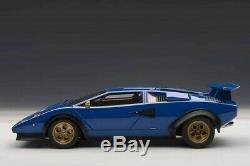 AUTOart Lamborghini Countach Walter Wolf Blue 1/18 scale Die Cast Car 74652 118