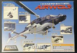 Air Wolf SGM-08 Aoshima 1/48 scale Die-cast Model helicopter Limited Black Body