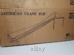 American 9310 Crawler Crane with Jib by CCM Brass 148 Scale Model 1996