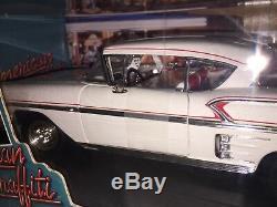 American Muscle 1958 Chevy Impala American Graffiti 118 Scale Model 58 Car