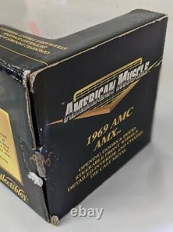 American Muscle 1969 Amcs Amx 118 Scale Limited Edition Die Cast Metal New