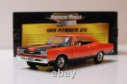 American Muscle Restored 1969 Plymouth Gtx Orange Limited Edition In Scale 118