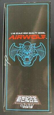 Aoshima Air Wolf SGM-08 Airwolf 1/48 scale Diecast Limited Metallic Body Black