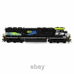 Athearrn ATHG65258 SD60E with DCC & Sound NS GoRail #6963 Locomotive HO Scale
