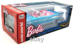 AutoWorld 1957 Chevrolet Chevy Bel Air Convertible Barbie 118 Scale Diecast Car