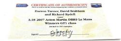Autoart 1/18 Scale diecast 80706 Aston Martin DBR9 Le Mans GT1 07 Signed