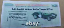 Autoart Jaguar D Type Short Nose Green 1 18 Scale Diecast Model 73561