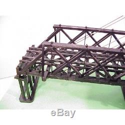 BRASS HO New From American Scale Models 105' Wood Half-Truss Swing Bridge F/P