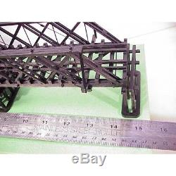 BRASS HO New From American Scale Models 105' Wood Half-Truss Swing Bridge F/P