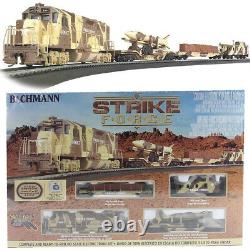 Bachmann 00752 US Army Strike Force Electric Train Set HO Scale